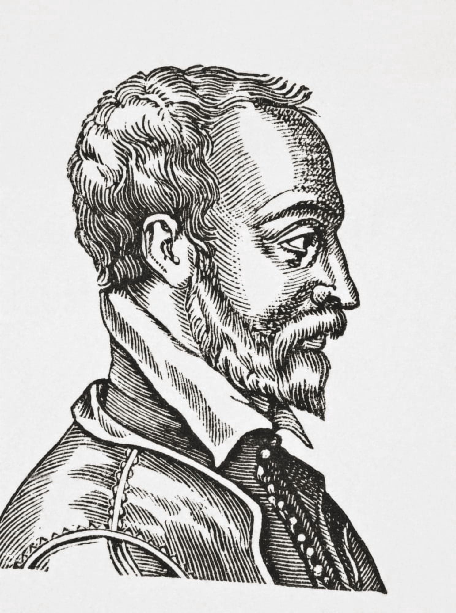 Remy Belleau 1528 - 1577 French Renaissance Poet From Science And Literature In The Middle Ages By Paul Lacroix Published London 1878 Canvas Art - Ken Welsh Design Pics (12 x 17)