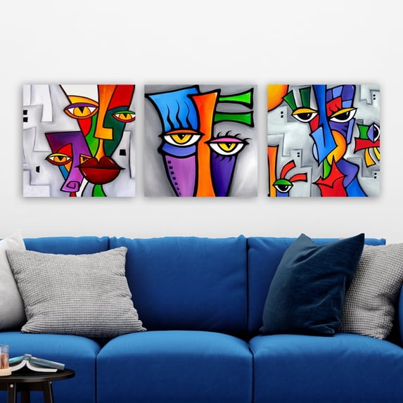 Remy - Colorty - Multicolor Decorative Canvas Painting
