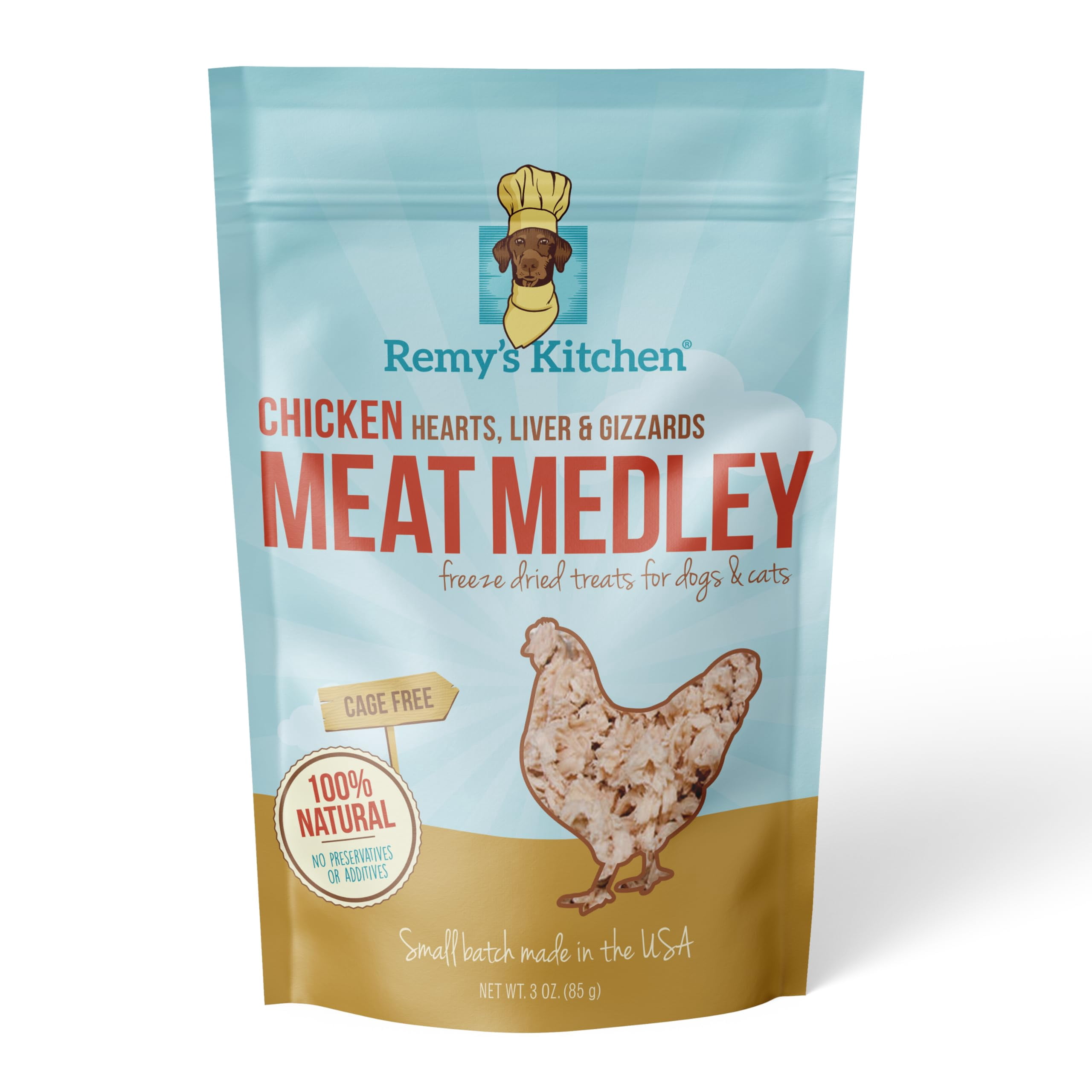 Baby Chicken Remy Remy’s Kitchen Chicken Meat Medley Freeze COC1Dried Dog Treats USA ...