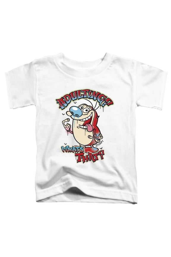 Ren And Stimpy Adulting What's That? Unisex Toddler T Shirt