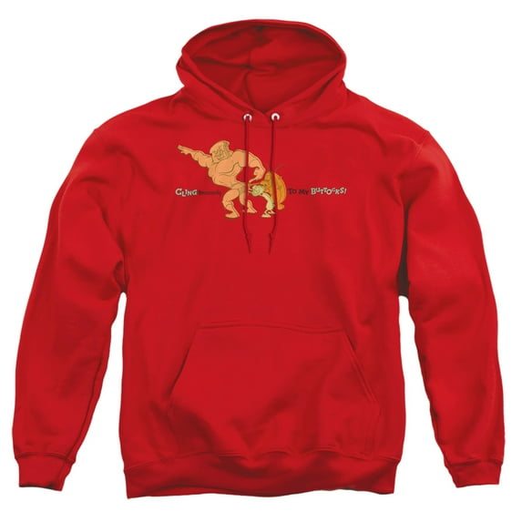 Ren And Stimpy Cling Tenaciously To My Buttocks Unisex Adult Pull-Over Hoodie