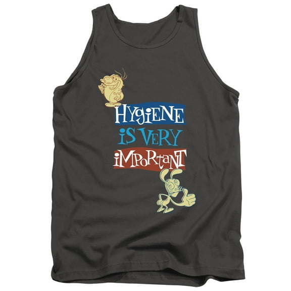 Ren And Stimpy Hygiene Is Very Important Unisex Adult Tank Top