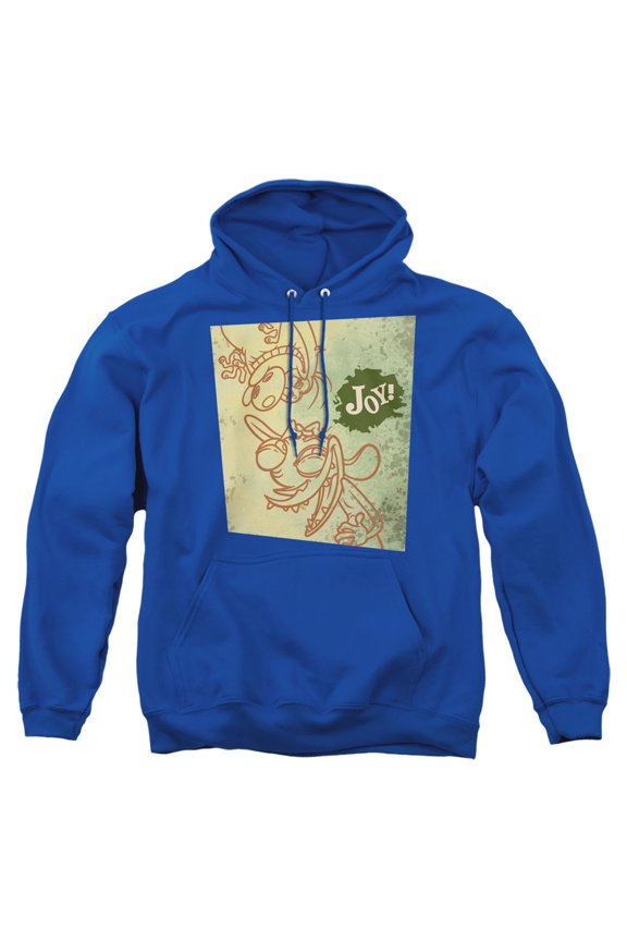 Ren And Stimpy Joy! Unisex Adult Pull-Over Hoodie