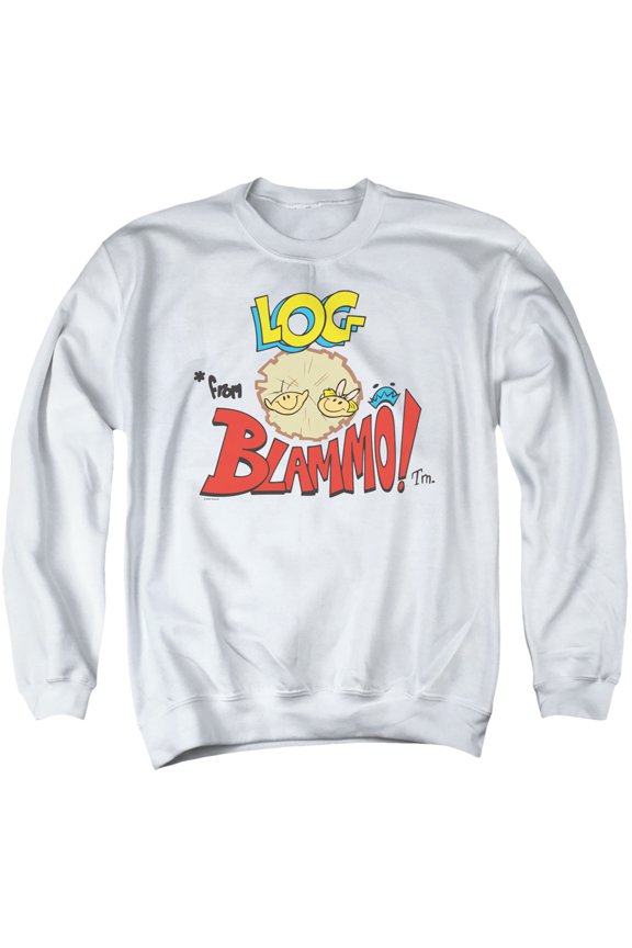 Ren And Stimpy Log *From Blamo Unisex Adult Crewneck Sweatshirt