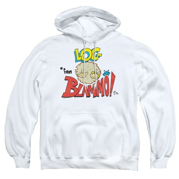 Ren And Stimpy Log *From Blamo Unisex Adult Pull-Over Hoodie