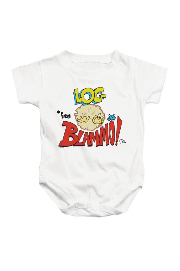 Ren And Stimpy Log *From Blamo Unisex Infant Snap Suit for Baby