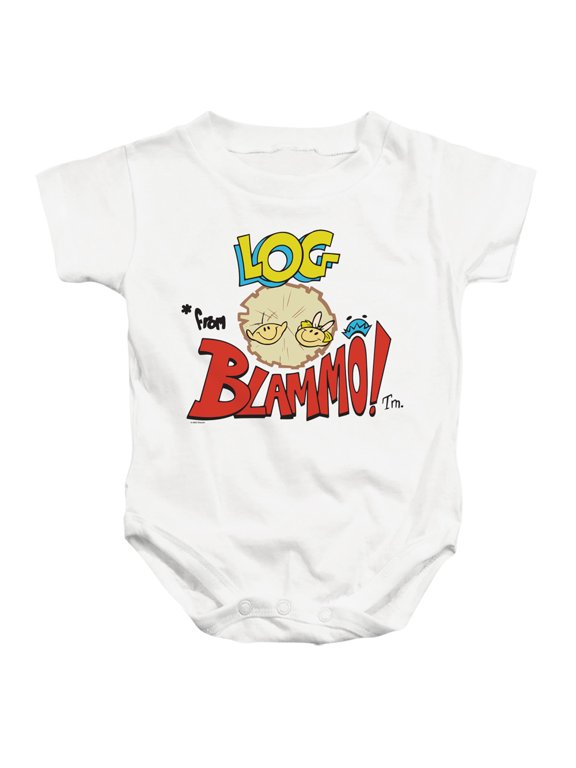 Ren And Stimpy Log *From Blamo Unisex Infant Snap Suit for Baby