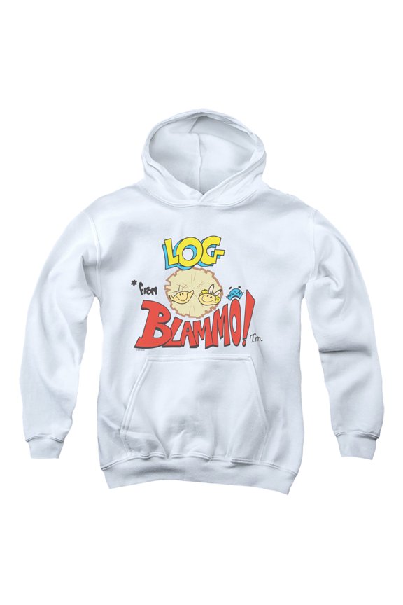 Ren And Stimpy Log *From Blamo Unisex Youth Pull-Over Hoodie