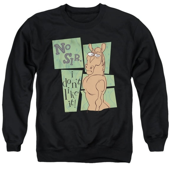 Ren And Stimpy No Sir I Don't Like It Unisex Adult Crewneck Sweatshirt