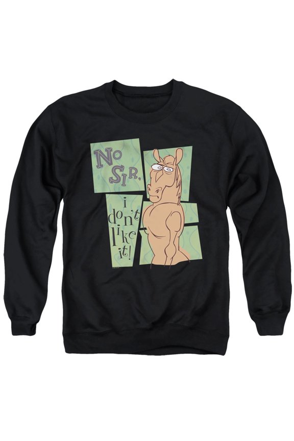 Ren And Stimpy No Sir I Don't Like It Unisex Adult Crewneck Sweatshirt