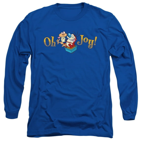 Ren And Stimpy Oh Joy Unisex Adult Long-Sleeve T Shirt