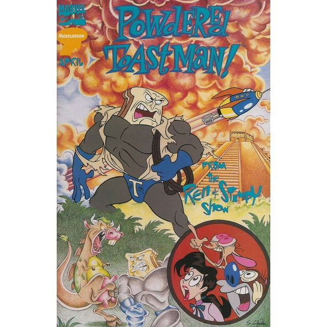 Ren And Stimpy Show Special, The: Powdered Toastman's Cereal Serial #1 VF ; Marvel Comic Book