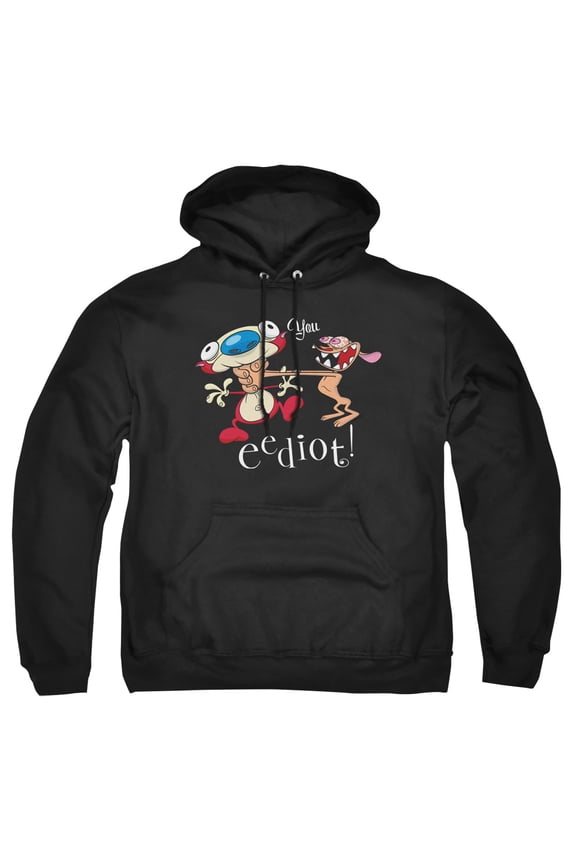 Ren And Stimpy You Eediot Unisex Adult Pull-Over Hoodie