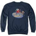 thumbnail image 1 of Ren And Stimpy You Filthy Worm! Unisex Adult Crewneck Sweatshirt, 1 of 2