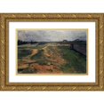 thumbnail image 1 of René Billotte 24x17 Gold Ornate Framed and Double Matted Museum Art Print Titled - View of the Fort De Vanves. (1880), 1 of 4