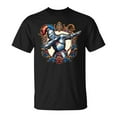 thumbnail image 1 of Ren Faire Dabbing Medieval Knight Renaissance Faire T-Shirt Funny Renaissance Festival Costume Tee Medieval Knight Dab Dance Shirt Historical Fair Event Apparel, 1 of 3