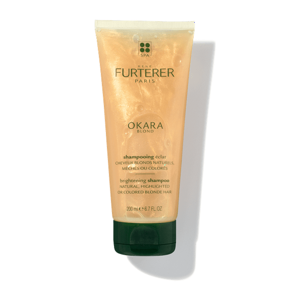 René Furterer OKARA BLONDE Brightening Shampoo - For Natural, Highlighted & Bleached Blonde Hair - Gentle, 6.7 fl oz