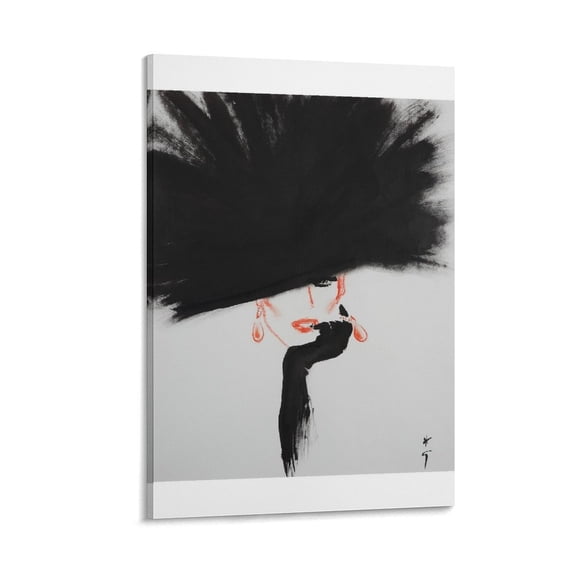 René Gruau Artist Fashion Illustrator Painting Poster Canvas Wall Art Poster Decorative Bedroom Modern Home Print Picture Artworks Posters 12x18inch(30x45cm)