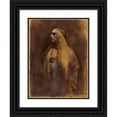 thumbnail image 1 of René Joseph Gilbert 12x14 Black Ornate Wood Framed Double Matted Museum Art Print Titled: Ms. Segond-Weber in the Role of Guanhumara in the ‘Burgraves’ (1902), 1 of 5