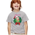 thumbnail image 1 of Ren & Stimpy Christmas Wreath Ren With Santa Hat Kids T Shirtfor Youth Toddler Boys and Girls, 1 of 5