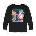 thumbnail image 1 of Ren & Stimpy - Friendly Laughter - Toddler And Youth Long Sleeve Graphic T-Shirt, 1 of 5