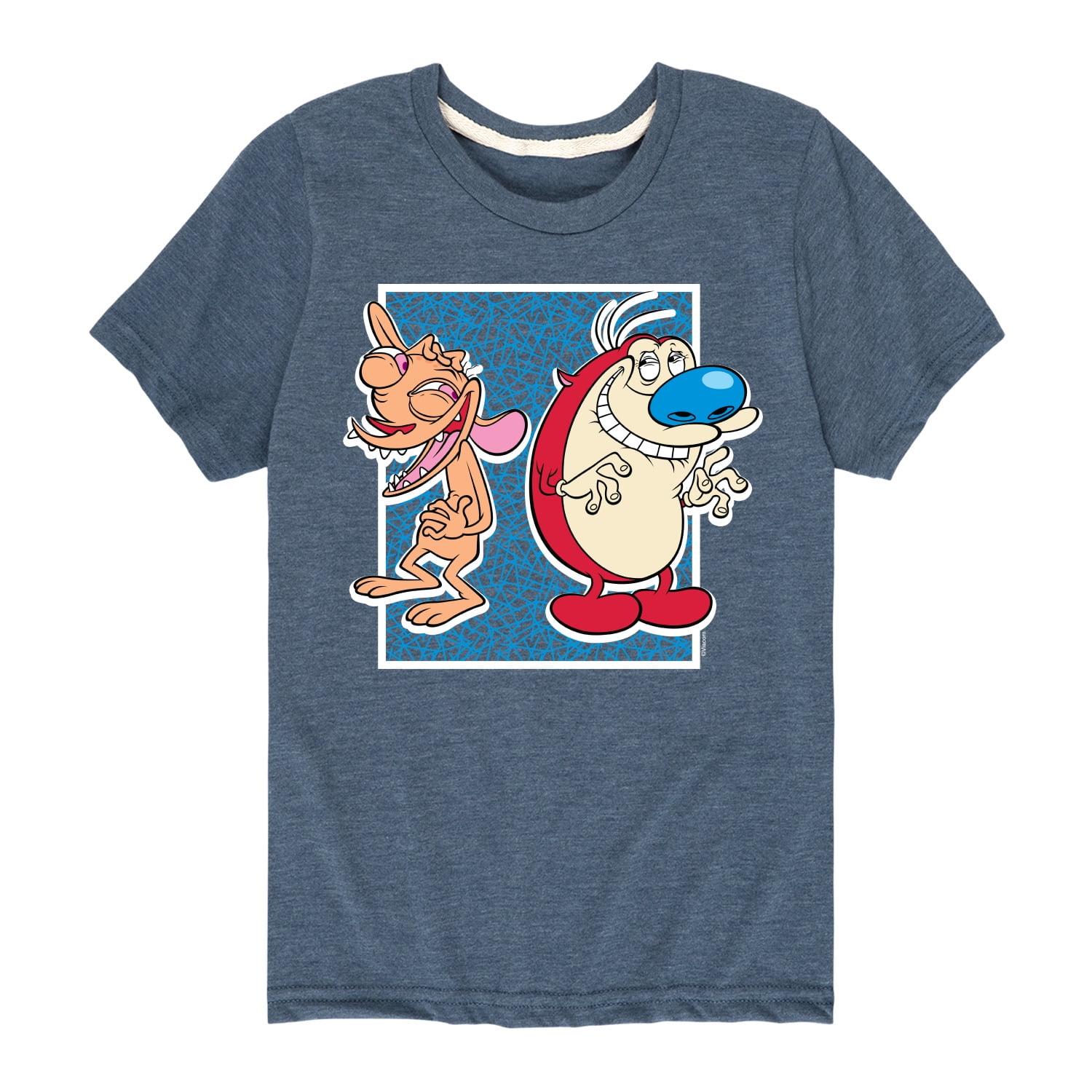 Ren & Stimpy Friendly Laughter Toddler And Youth Short Sleeve