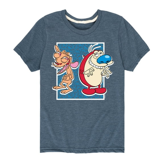 Ren & Stimpy - Friendly Laughter - Toddler And Youth Short Sleeve Graphic T-Shirt