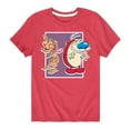 thumbnail image 1 of Ren & Stimpy - Friendly Laughter - Toddler And Youth Short Sleeve Graphic T-Shirt, 1 of 6