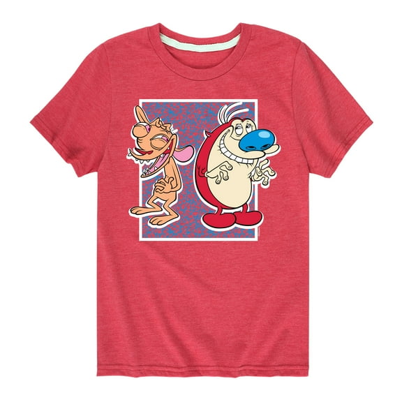 Ren & Stimpy - Friendly Laughter - Toddler And Youth Short Sleeve Graphic T-Shirt