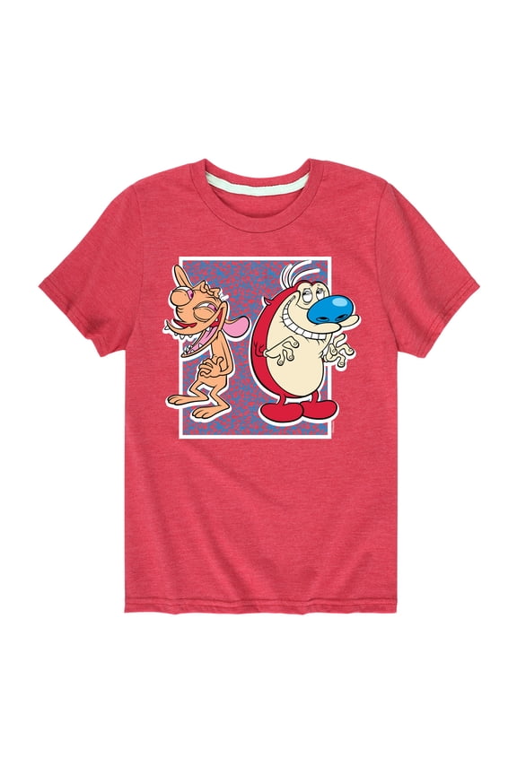 Ren & Stimpy - Friendly Laughter - Toddler And Youth Short Sleeve Graphic T-Shirt