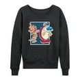 thumbnail image 1 of Ren & Stimpy - Friendly Laughter - Women's Lightweight French Terry Long Sleeve Shirt, 1 of 5