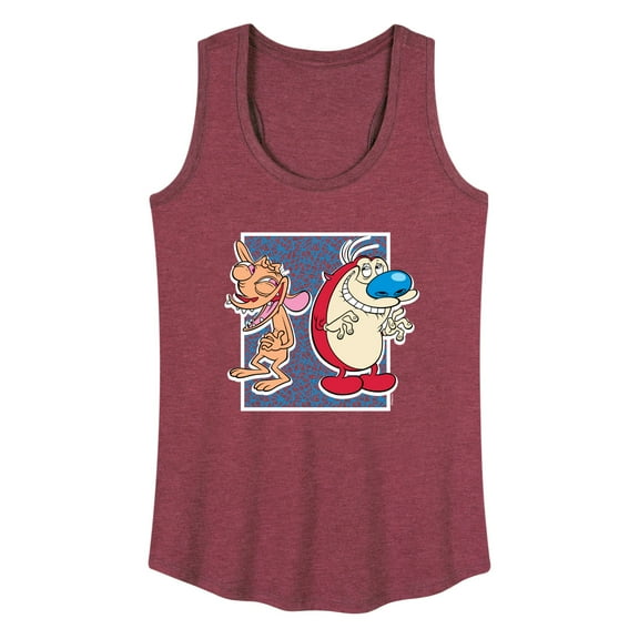 Ren & Stimpy - Friendly Laughter - Women's Racerback Tank Top