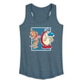 thumbnail image 1 of Ren & Stimpy - Friendly Laughter - Women's Racerback Tank Top, 1 of 5
