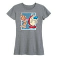 thumbnail image 1 of Ren & Stimpy - Friendly Laughter - Women's Short Sleeve Graphic T-Shirt, 1 of 5
