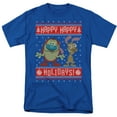thumbnail image 1 of Ren & Stimpy Happy, Happy Holidays Ugly Christmas Sweater Unisex Adult T Shirt, 1 of 5