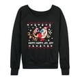 thumbnail image 1 of Ren & Stimpy - Happy Happy Joy Joy - Women's Lightweight French Terry Long Sleeve Shirt, 1 of 5