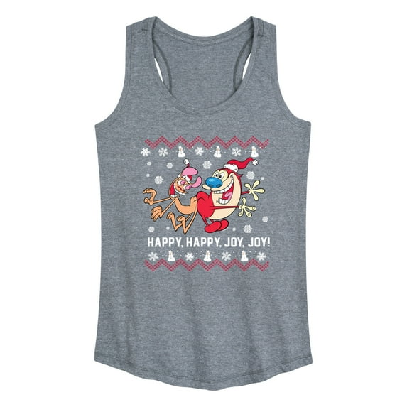 Ren & Stimpy - Happy Happy Joy Joy - Women's Racerback Tank Top