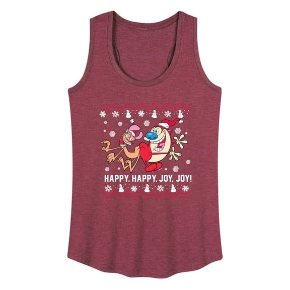 Ren & Stimpy - Happy Happy Joy Joy - Women's Racerback Tank Top