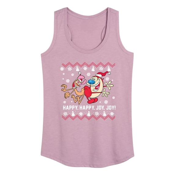 Ren & Stimpy - Happy Happy Joy Joy - Women's Racerback Tank Top
