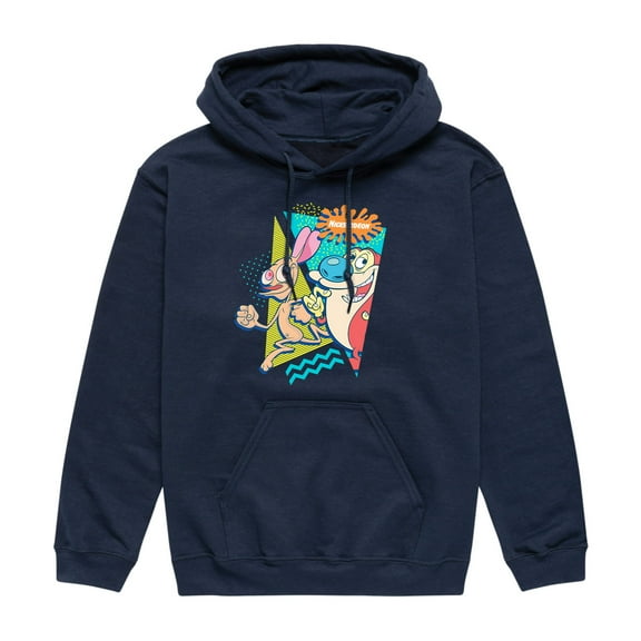 Ren & Stimpy - Men's Pullover Hooded Fleece Sweatshirt
