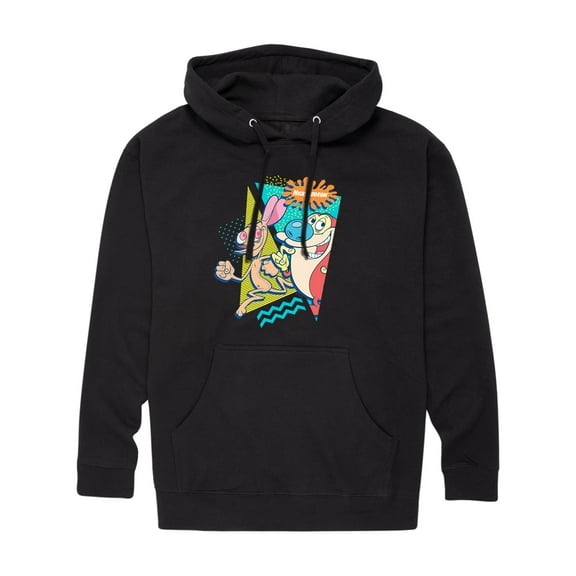 Ren & Stimpy - Men's Pullover Hooded Fleece Sweatshirt