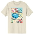 thumbnail image 1 of Ren & Stimpy Portrait Art Men's Natural Ground T-shirt-Small, 1 of 2