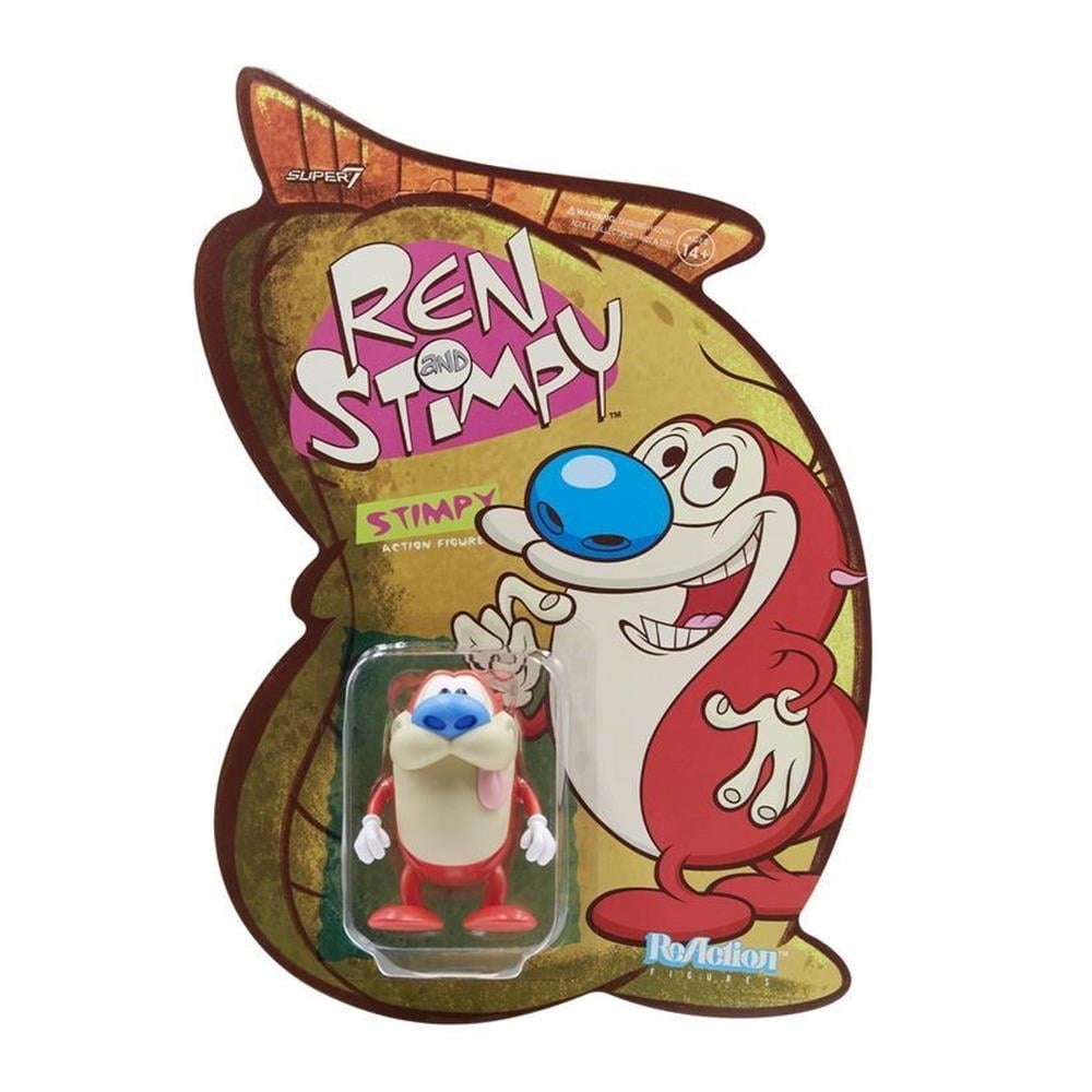 Ren & Stimpy ReAction Stimpy Figure Nickelodeon 90s Cartoon Ren & Stimpy ReAction Stimpy Figure Nickelodeon 90s Cartoon