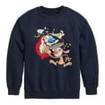 thumbnail image 1 of Ren & Stimpy - Smashing Time - Toddler And Youth Crewneck Fleece Sweatshirt, 1 of 5