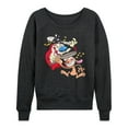 thumbnail image 1 of Ren & Stimpy - Smashing Time - Women's Lightweight French Terry Long Sleeve Shirt, 1 of 5