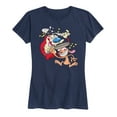 thumbnail image 1 of Ren & Stimpy - Smashing Time - Women's Short Sleeve Graphic T-Shirt, 1 of 5