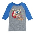 thumbnail image 1 of Ren & Stimpy - Toddler And Youth Raglan Graphic T-Shirt, 1 of 6