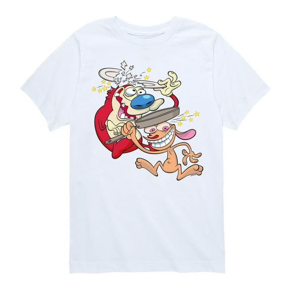 Ren & Stimpy - Toddler And Youth Short Sleeve Graphic T-Shirt