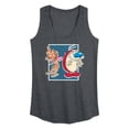 thumbnail image 1 of Ren & Stimpy - Friendly Laughter - Women's Racerback Tank Top, 1 of 4