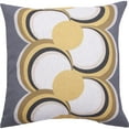 thumbnail image 1 of Renwil Modern Glamour Almada Velvet Piping Throw Pillow, 1 of 3